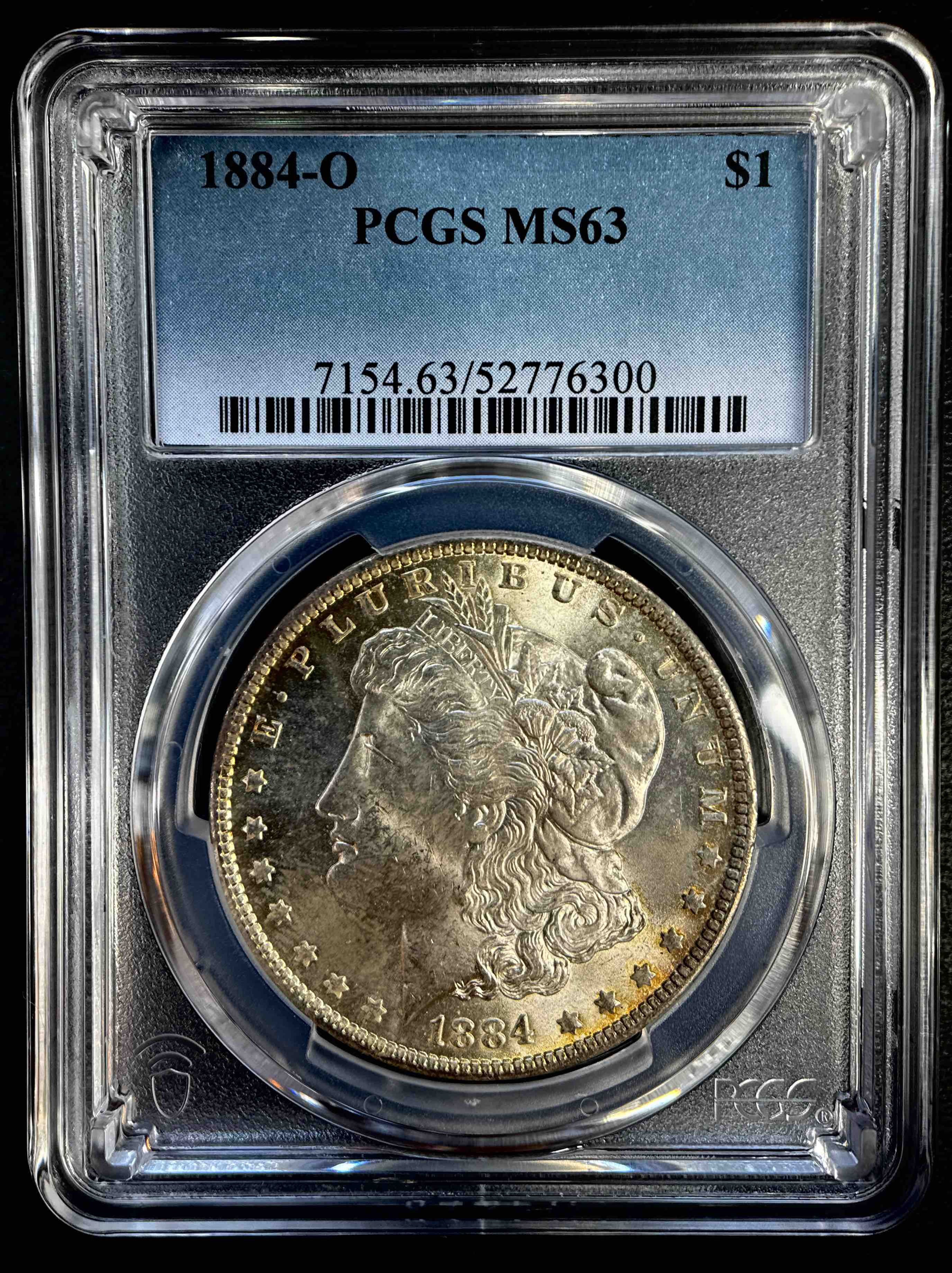 アメリカ モルガンダラー銀貨1884 o MS-63 PCGS