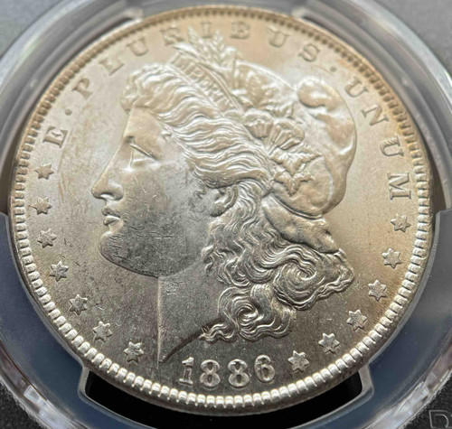 アメリカ モルガンダラー銀貨1886 MS-62 PCGS アメリカ モルガンダラー銀貨1886 MS-62 PCGS | GoldSilverJapan