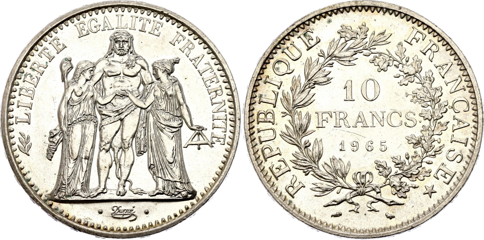 フランス 10フラン銀貨（ヘラクレス／Hercules） | GoldSilverJapan