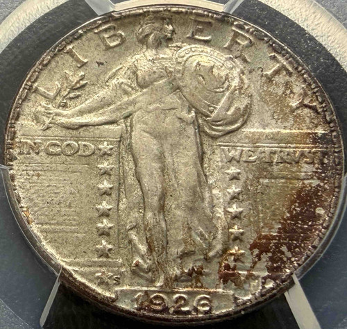1926-S アメリカ 25セント銀貨 スタンディング・リバティ クォーター