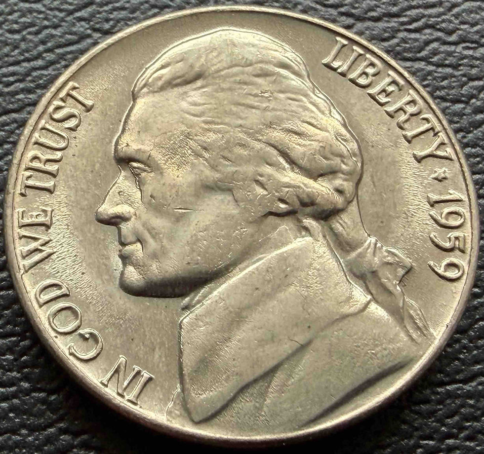 サムネイル： 1979年 アメリカ合衆国 ジェファーソン・ニッケル 5セント貨 フィラデルフィア造幣局｜Thomas Jefferson Nickel｜GoldSilverJ