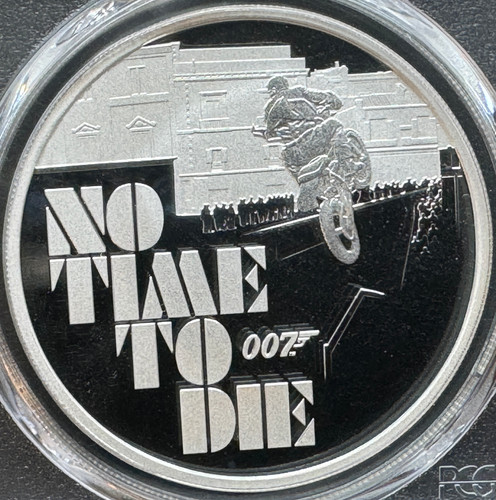 2020年 ジェームスボンド 007 『NO TIME TO DIE 』 1oz 銀貨PCGS