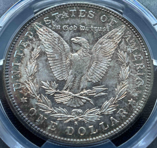 1881年 サンフランシスコ造幣局発行 モルガン・シルバーダラー（PCGS