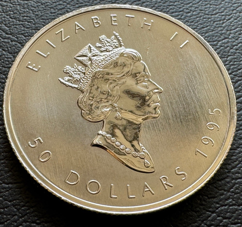 メイプルリーフ プラチナ貨 1995 年 1オンス エリザベス女王