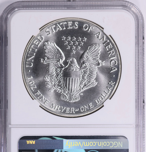 1986 アメリカン・シルバーイーグル NGC MS69 ｜初年度発行の歴史的1