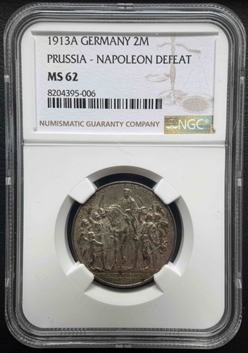 a*s様 1913年ドイツ帝国3マルク銀貨　ライピチヒの戦い　10月18日 a*s様 1913年ドイツ帝国3マルク銀貨 ライピチヒの戦い 10月