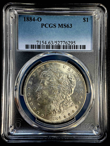 アメリカ　モルガンダラー銀貨1884 o MS-63 PCGS アメリカ モルガンダラー銀貨1884 o MS-63 PCGS | GoldSilverJapan