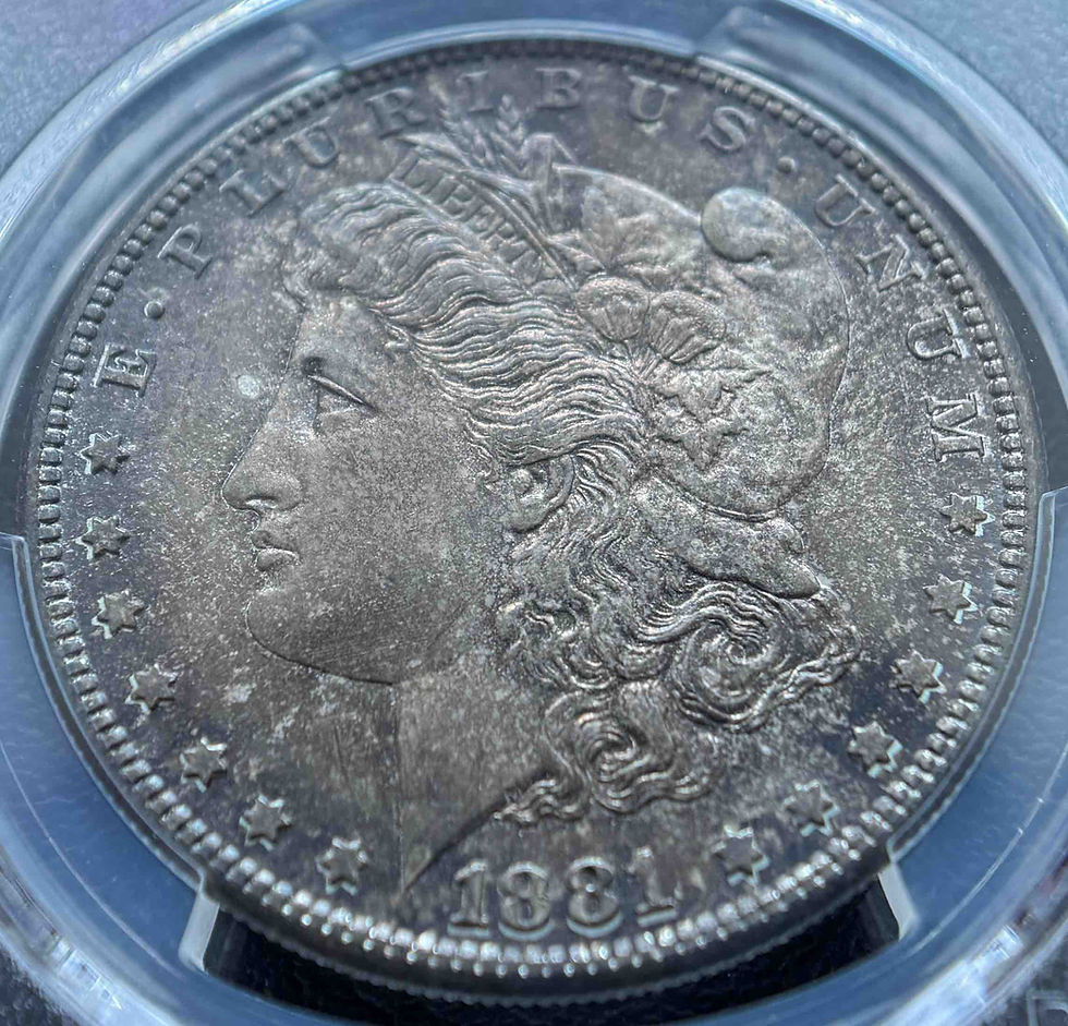 縮圖：1881年旧金山造币厂摩根银元（PCGS MS64）