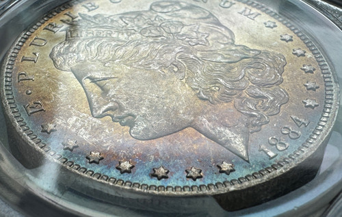 アメリカ モルガンダラー銀貨1884 O PCGS MS 63トーンコイン アメリカ モルガンダラー銀貨1884 O PCGS MS 63トーンコイン