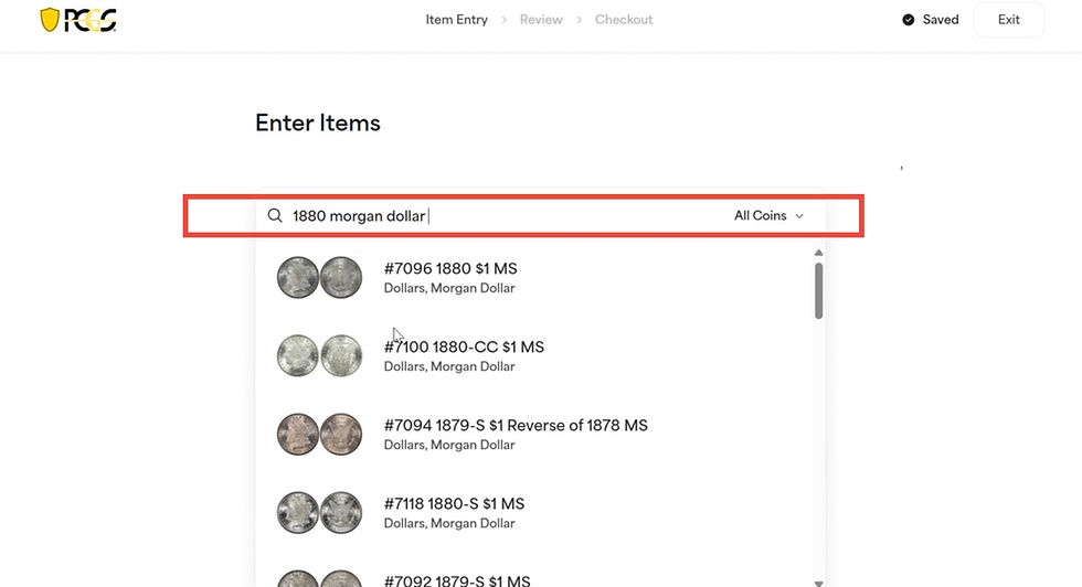 PCGS Coin selection