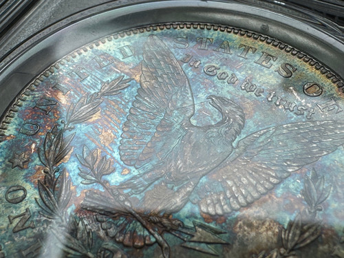 アメリカ モルガンダラー銀貨1878-s MS-64 PCGS トーンコイン