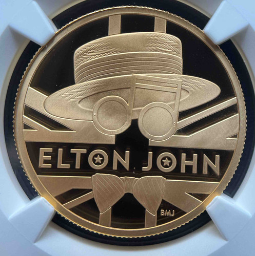 2020年 イギリス 100ポンド金貨 プルーフ ミュージック・レジェンズ