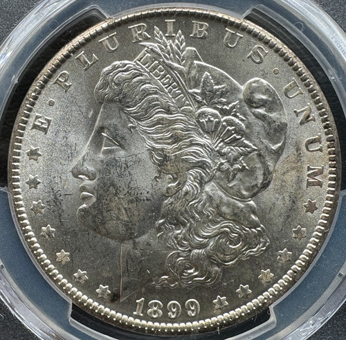 アメリカ モルガンダラー銀貨1899 O PCGS MS 63 | GoldSilverJapan