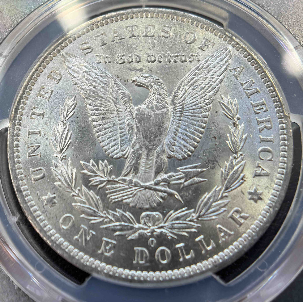 【PCGS MS 64+】アメリカ モルガンダラー銀貨1898 O 硬貨　古銭 レインボートーン・両面】PCGS鑑定MS64 1885年 モルガンダラー