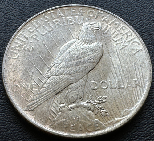 1922 年アメリカピースドル1$銀貨、旧硬貨 1922 年アメリカピースドル1$銀貨、旧硬貨 Cleaned XF | GoldSilverJapan