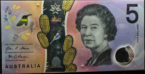 オーストラリア準備銀行発行 2016年版 5ドル紙幣（Australia 5 Dollars