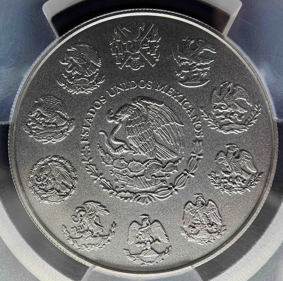 Thumbnail: 2018 Mexican Libertad 2 oz Antique Finish Silver Coin, PCGS SP70 Graded, Antique Finish Pure Silver, Goldsilverjapan