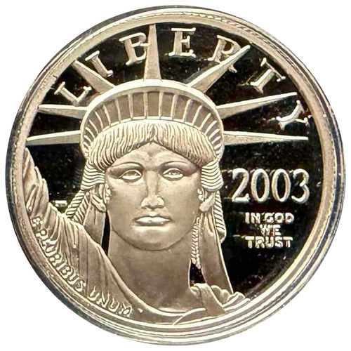 2003年 アメリカンイーグル プラチナ貨 1/2オンス 50ドル プルーフ