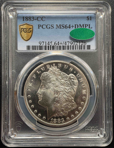 1883-CC 摩根银元（PCGS MS64+ DMPL CAC 认证）| 日本限量版金银币