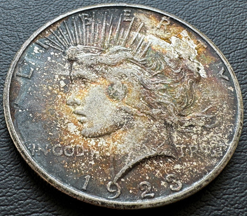 1923 年アメリカピースドル1$銀貨トーンコイン、旧硬貨 | GoldSilverJapan