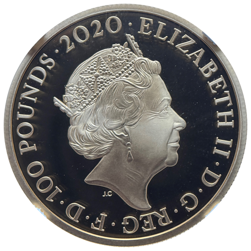 2020年 英国 100ポンド 金貨 ジェームズ・ボンド 007 “Bond, James