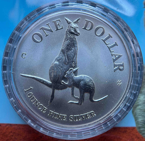 1996年 オーストラリア シルバー・カンガルー 1ドル銀貨 オリジナル