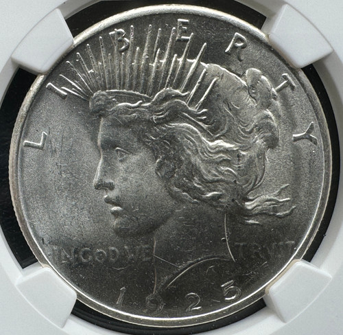 アメリカ ピースダラー銀貨1925 NGC MS 64 | GoldSilverJapan