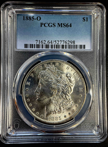アメリカ 1885年 PCGS MS65 モルガンダラー 1ドル銀貨 アメリカ モルガンダラー銀貨1885 o MS-64 PCGS | GoldSilverJapan