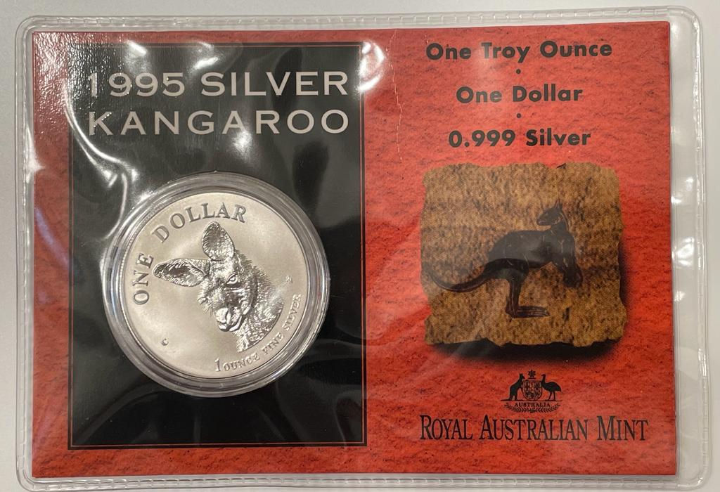 オーストラリア 1995年 カンガル銀貨 original case