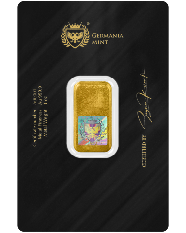 ゲルマニア・ミント（Germania Mint）「1オンス ゴールド キャストバー