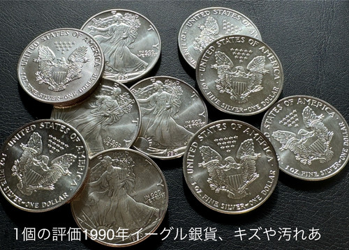 1990年 アメリカ合衆国 イーグル銀貨 アメリカイーグル銀貨 1990年 (1個の価格) | GoldSilverJapan