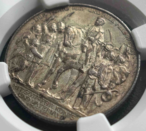 PCGS MS65 1913 ドイツ 諸国民戦争 3マルク銀貨 PCGS MS65 1913 ドイツ 諸国民戦争 3マルク銀貨 ナポレオン戦争勝利