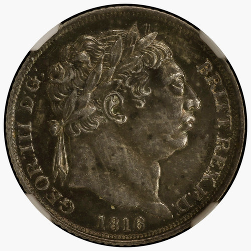1816年 イギリス 6ペンス銀貨 ジョージ3世 NGC MS 62 Goldsilverjapan