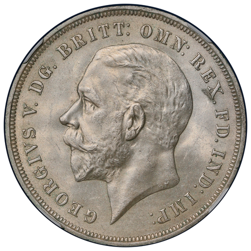 1935年 イギリス ジョージ5世 シルバージュビリー クラウン銀貨 NGC