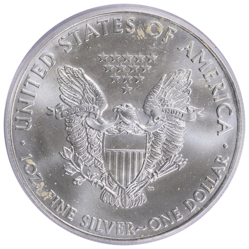 2011年 アメリカン・シルバーイーグル 25周年記念 PCGS MS70 First