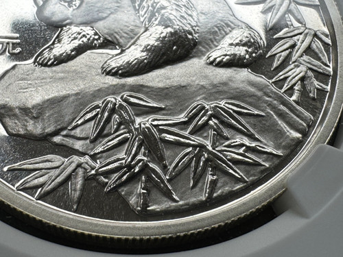 1999 年 中国 パンダ 10元 銀貨 NGC MS69 small date | GoldSilverJapan