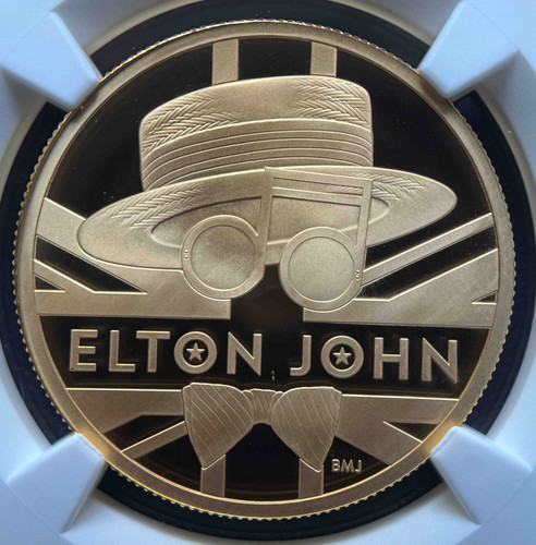 2020年 イギリス 100ポンド金貨 プルーフ ミュージック・レジェンズ