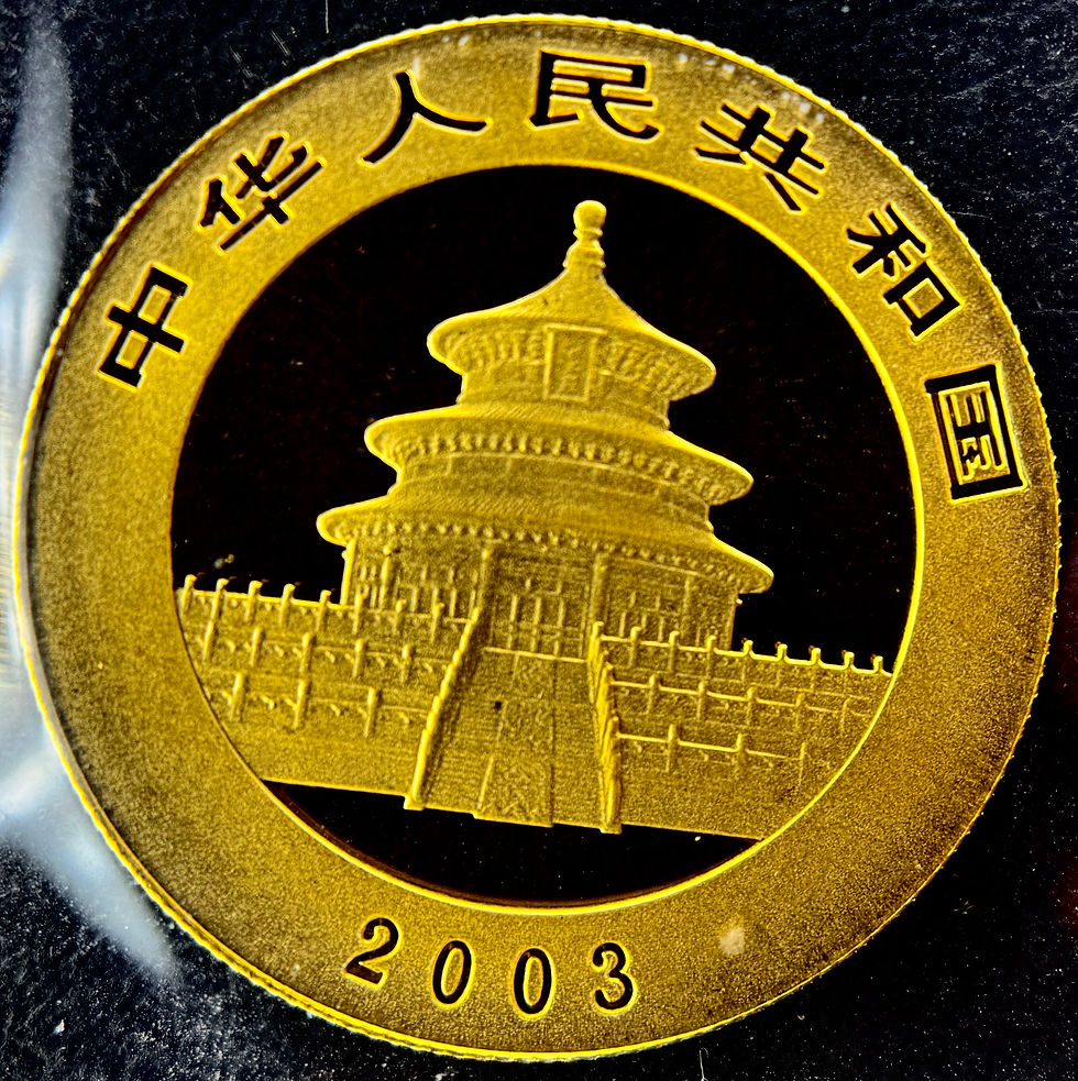 パンダ銀貨　１オンス　2003年銘 10183