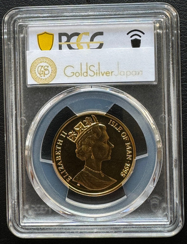 1/2 クラウン 1995 マン島キャット金貨 1/2 オンス ターキッシュ