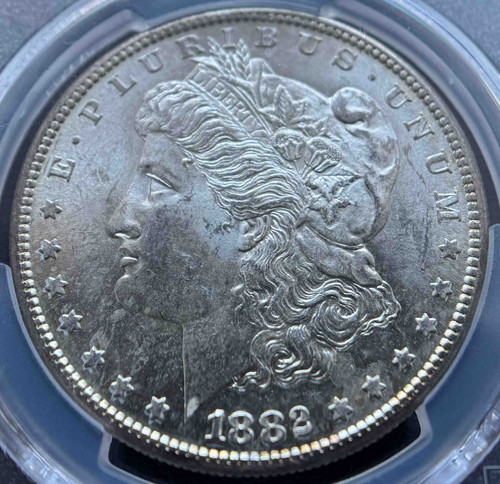 1882-S モルガンシルバーダラー PCGS MS64認定 | GoldSilverJapan