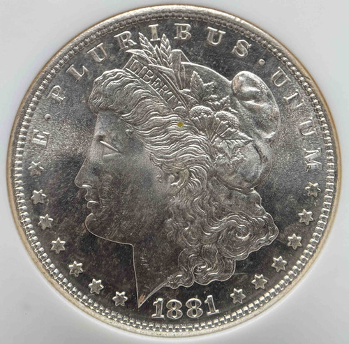 1881-S モルガンダラー銀貨・ドル MS66 NGC アメリカ 067 1881-S アメリカ モルガンダラー 銀貨 MS66 | GoldSilverJapan