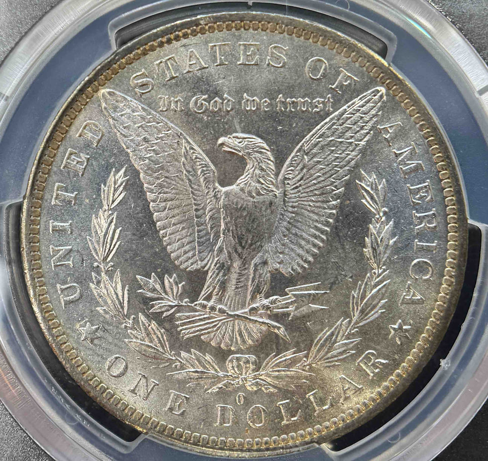 الصورة المصغرة: عملة فضية أمريكية من فئة دولار مورغان 1883 أو MS-63 PCGS