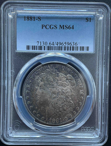 1881-S モルガンダラー銀貨 NGC MS66 サンフランシスコ造幣局 1881-S モルガンダラー銀貨 NGC MS66 サンフランシスコ造幣局 - メルカリ