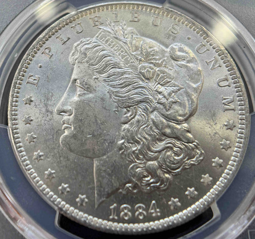 アメリカ　モルガンダラー銀貨1884 o MS-63 PCGS アメリカ モルガンダラー銀貨1884 o MS-63 PCGS | GoldSilverJapan