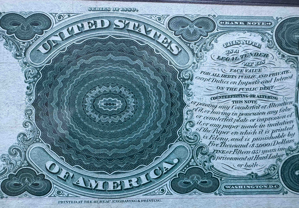 Thumbnail: PMG40 EPQ 1880 $5 Legal Tender Fr.72 Bruce-Wyman Series US Banknote