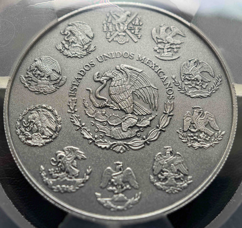 世界最高評価】2018年 メキシコ リベルタード 銀貨 2オンス