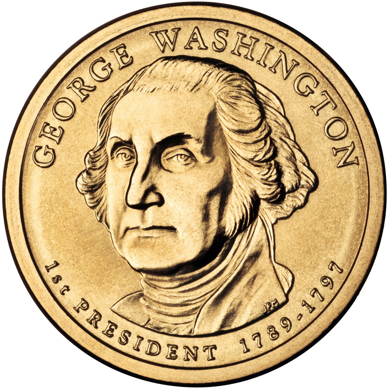2007年 アメリカ ジョージ・ワシントン大統領 1ドル硬貨 ミントマークランダム Goldsilverjapan