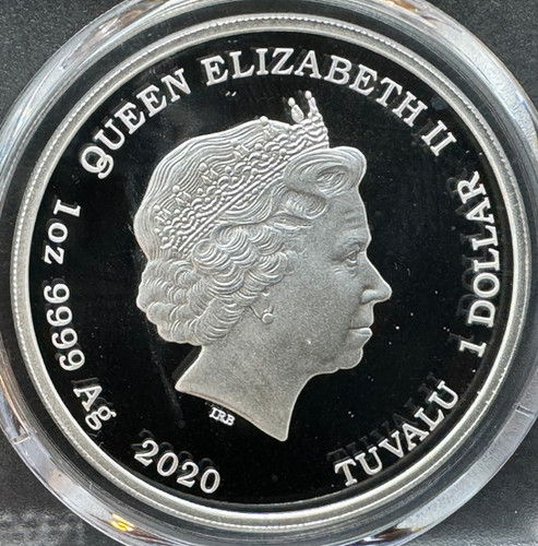 2020年 ジェームスボンド 007 『NO TIME TO DIE 』 1oz 銀貨PCGS 鑑定