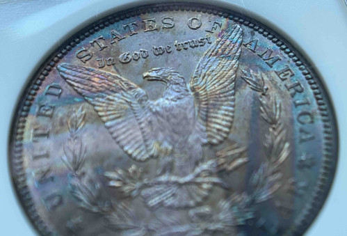 【1881-S アメリカ モルガンダラー銀貨】トーン NGC MS 65 1881-S アメリカ モルガンダラー銀貨】トーン NGC MS 65 1881年