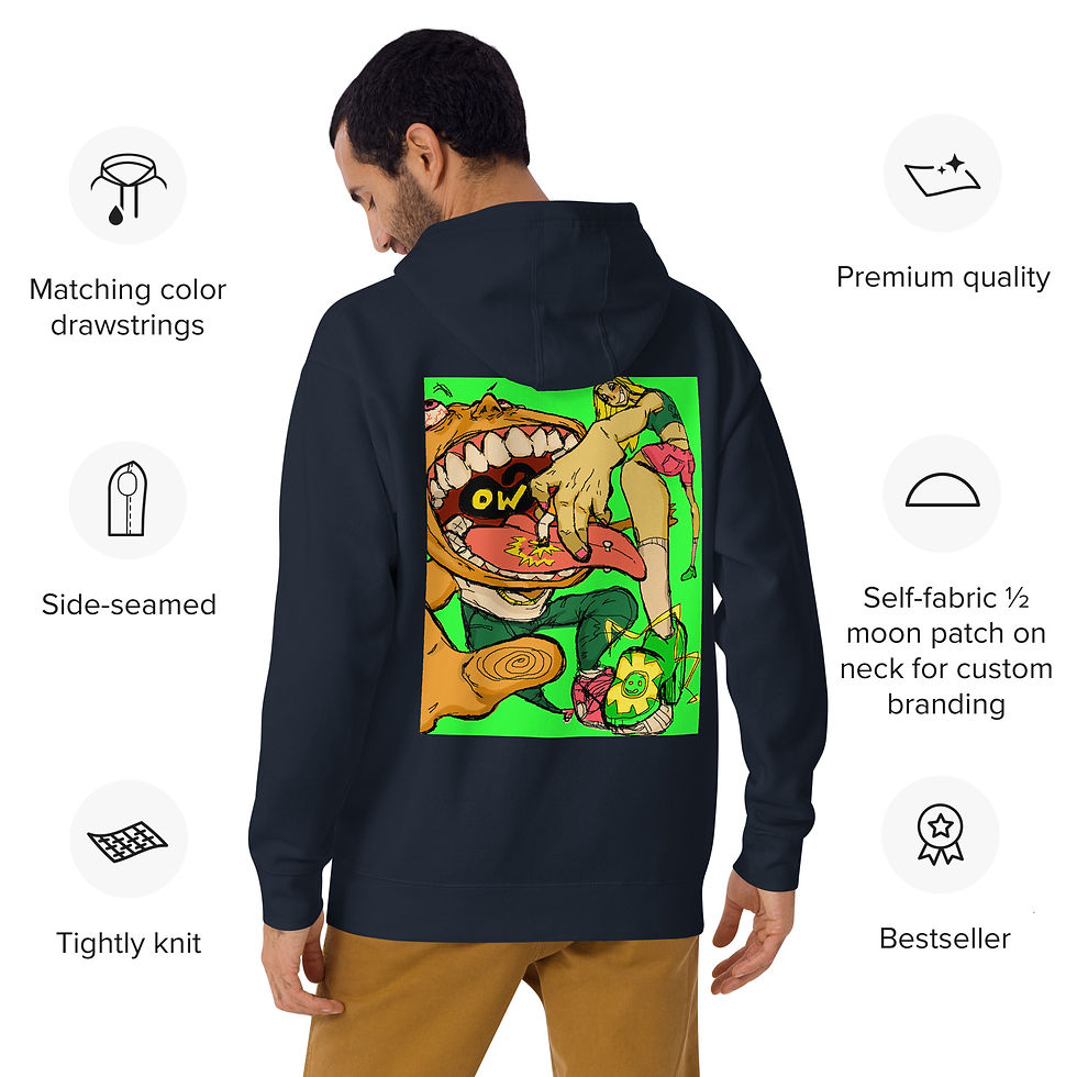 Thumbnail: Dana - Urban Art Block Unisex Hoodie copy